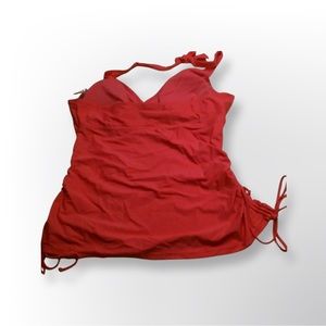 Joe Boxer Swim Ruched Tankini, Fuchsia, PLUS Sizes, NWT